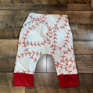 Baseball print Harlem pants